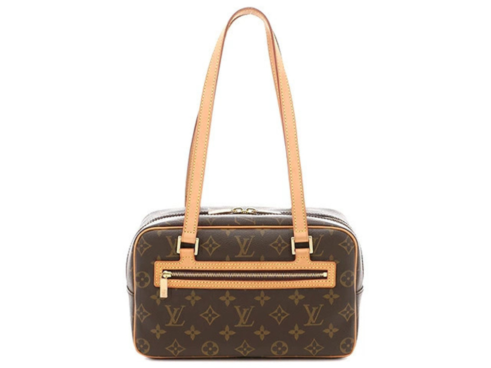 Louis Vuitton Monogram Cite Handbag Brown